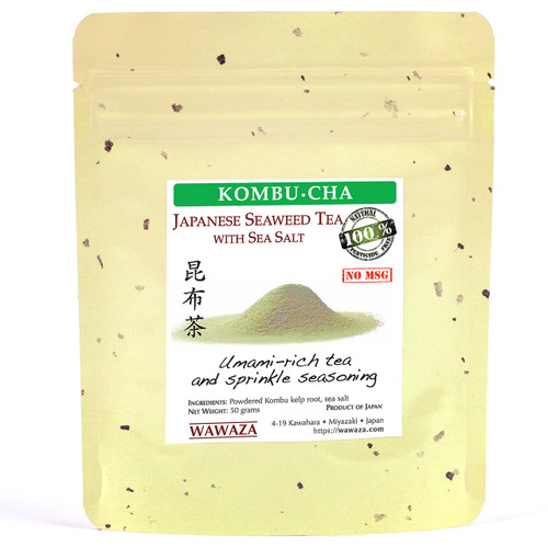 Made from nutrient-rich roots of kombu seaweed with a dash of sea salt to balance the flavor
