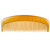 Japanese tsuge wood comb with smooth, seamless, anti-static teeth. Futsu-ba style.