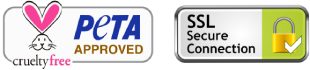 PETA approved and secure connection logos