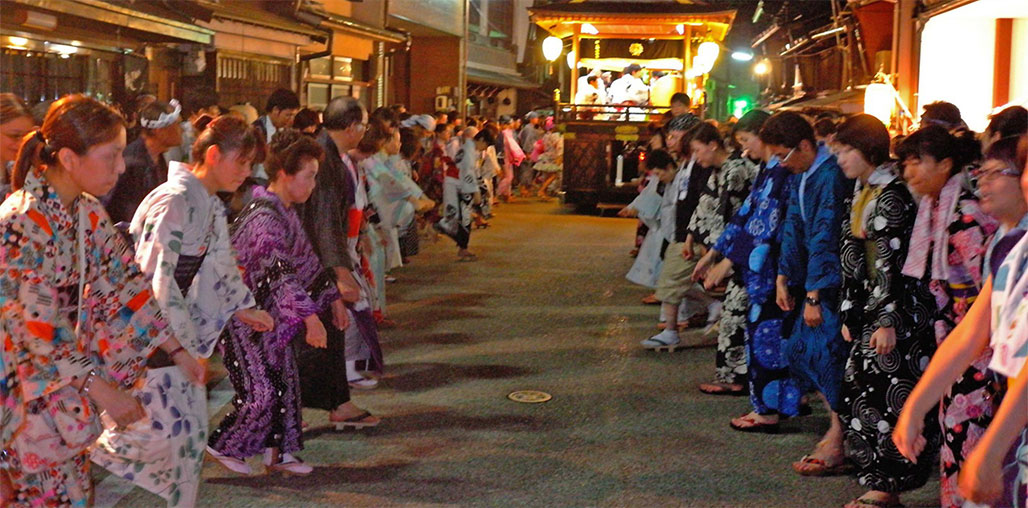 Bon Odori street dance during Obon