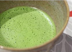 cup of traditional Japanese matcha