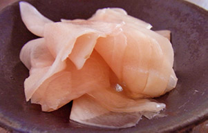 Japanese pickled ginger (gari)