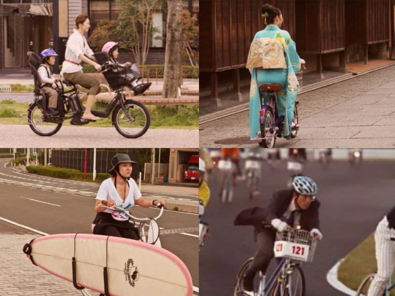 In Japan, mamachari bicycles are everywhere