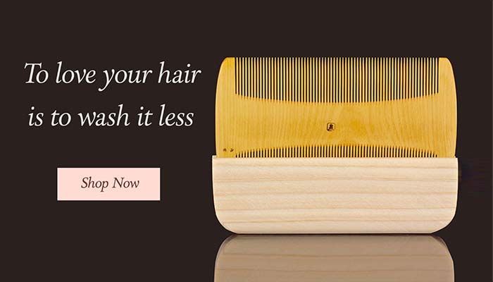 Japanese traditional "Sukigushi" comb, for handcrafted from tsuge (boxwood).
