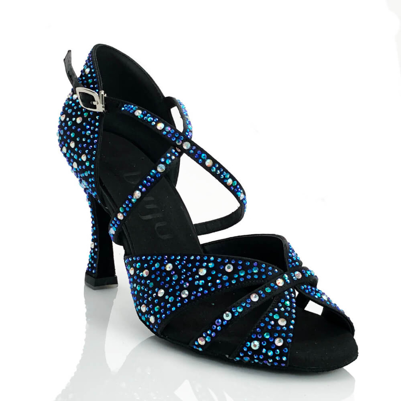 Shoe Land SL-ROMINA-Women's Open Toe Ankle Strap Chunky Block Heel Dress  Sandals (RoyalBlue)