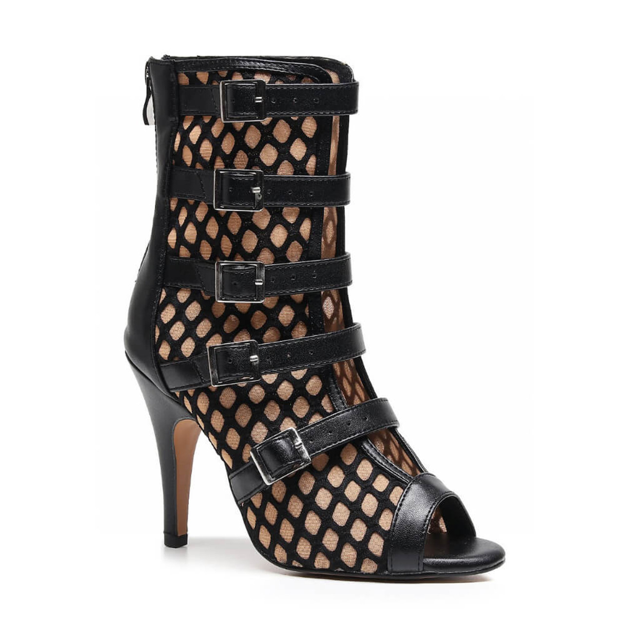 Sygole Black Platform Ankle Wrap High Heel Sandals | Sandals heels, High  heel sandals, Black sandals heels