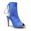 Champion - Made to Order - Blue Open Back Ankle Boot