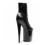 Devon 8 inch heel - Matte Black Closed Toe Platform Ankle Boot