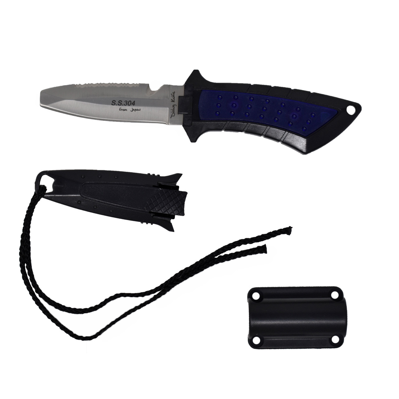 Scuba Diving Boating Low Volume Stainless Steel Blunt Tip BCD Knife -  scubachoice