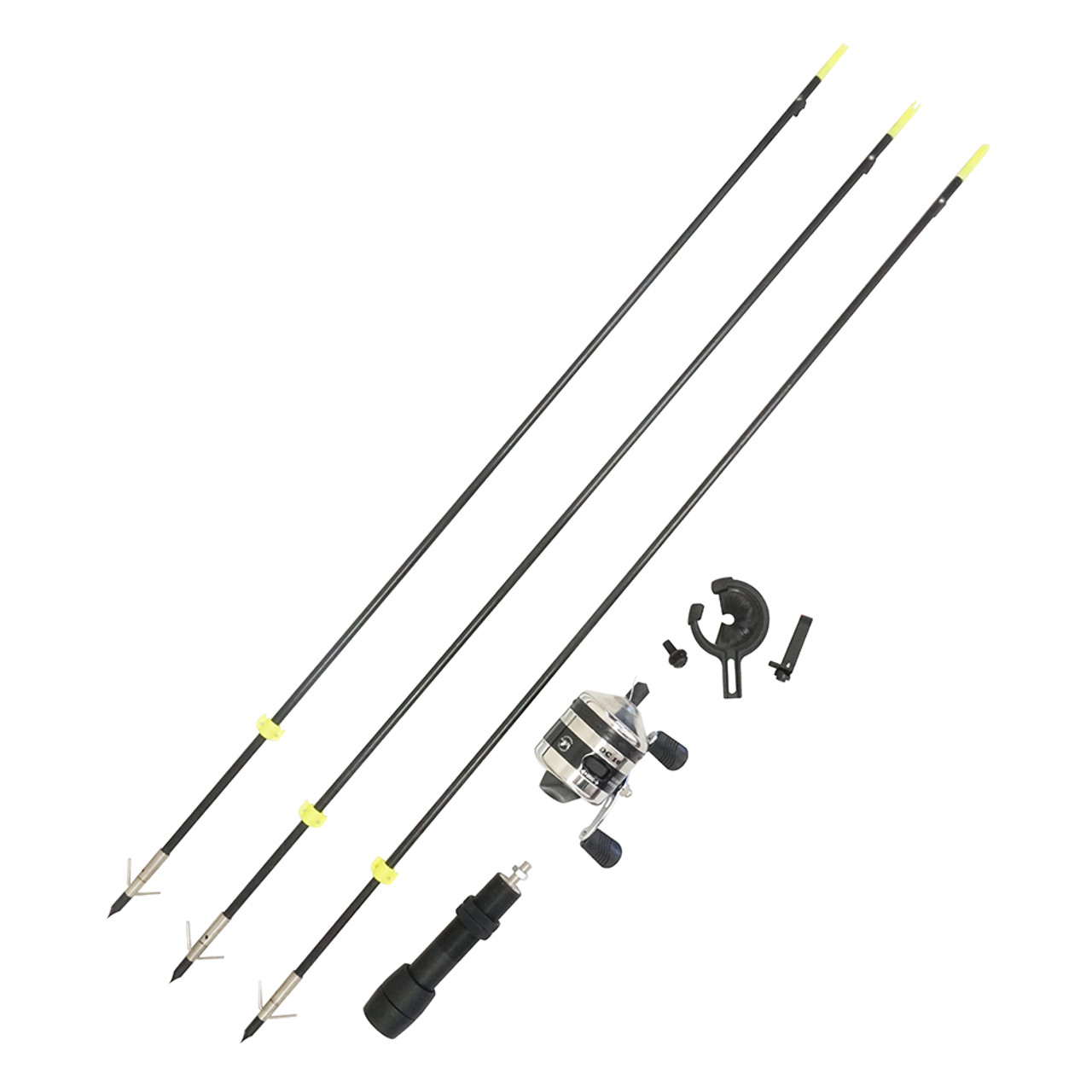 Safari Choice Bowfishing Combo - Reel, Arrow Rest, Reel Seat, Arrows -  scubachoice