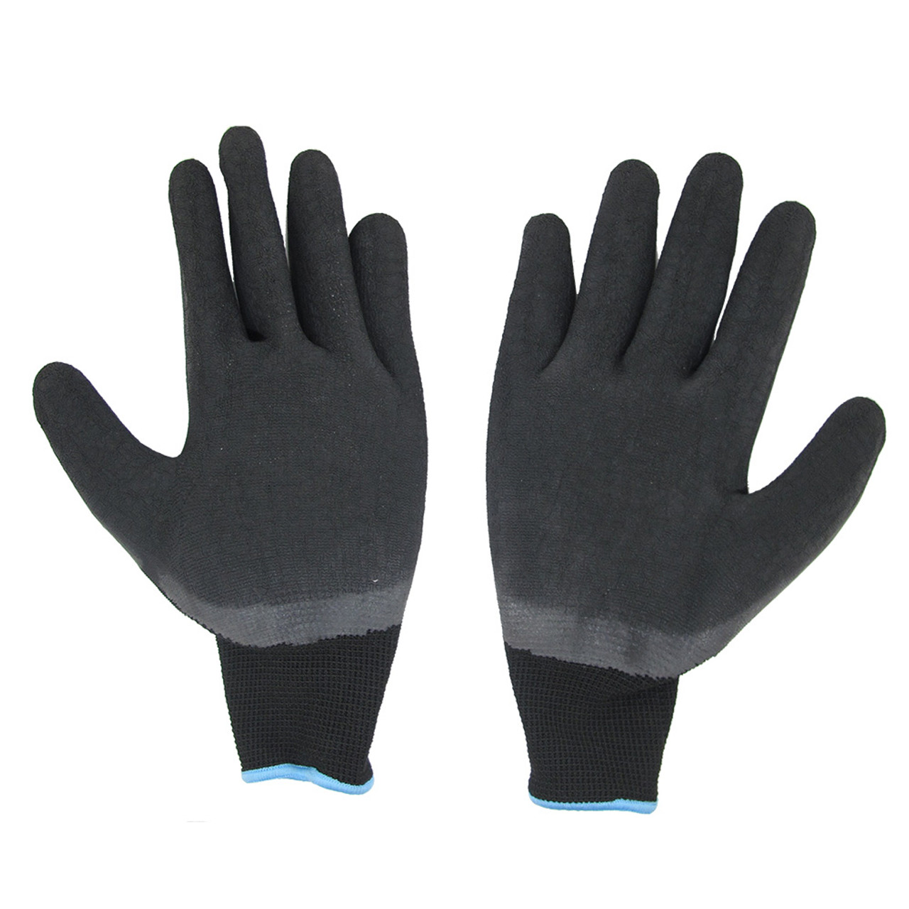 Scuba Choice Nylon Knitted 2mm Rubber Coated Palm Comfort Gloves, S/M