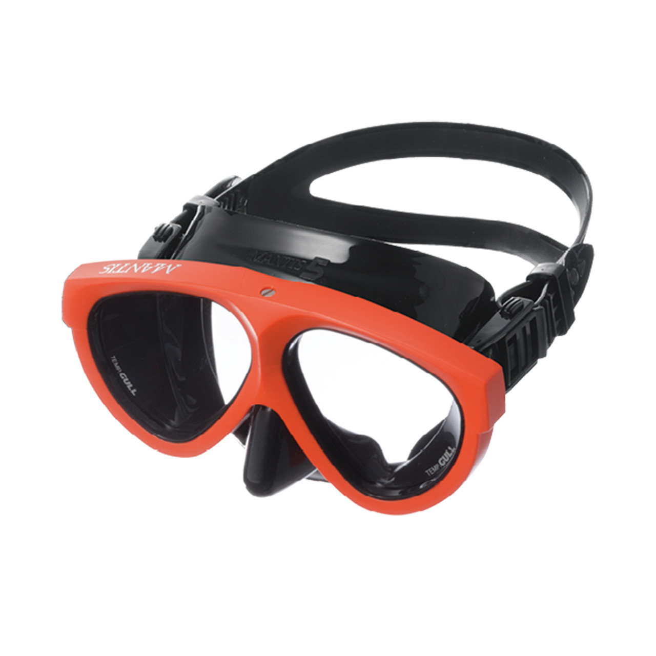 GULL Mantis LV Mask, Black Silicone w/MT Black Chrome Frame : :  Sporting Goods