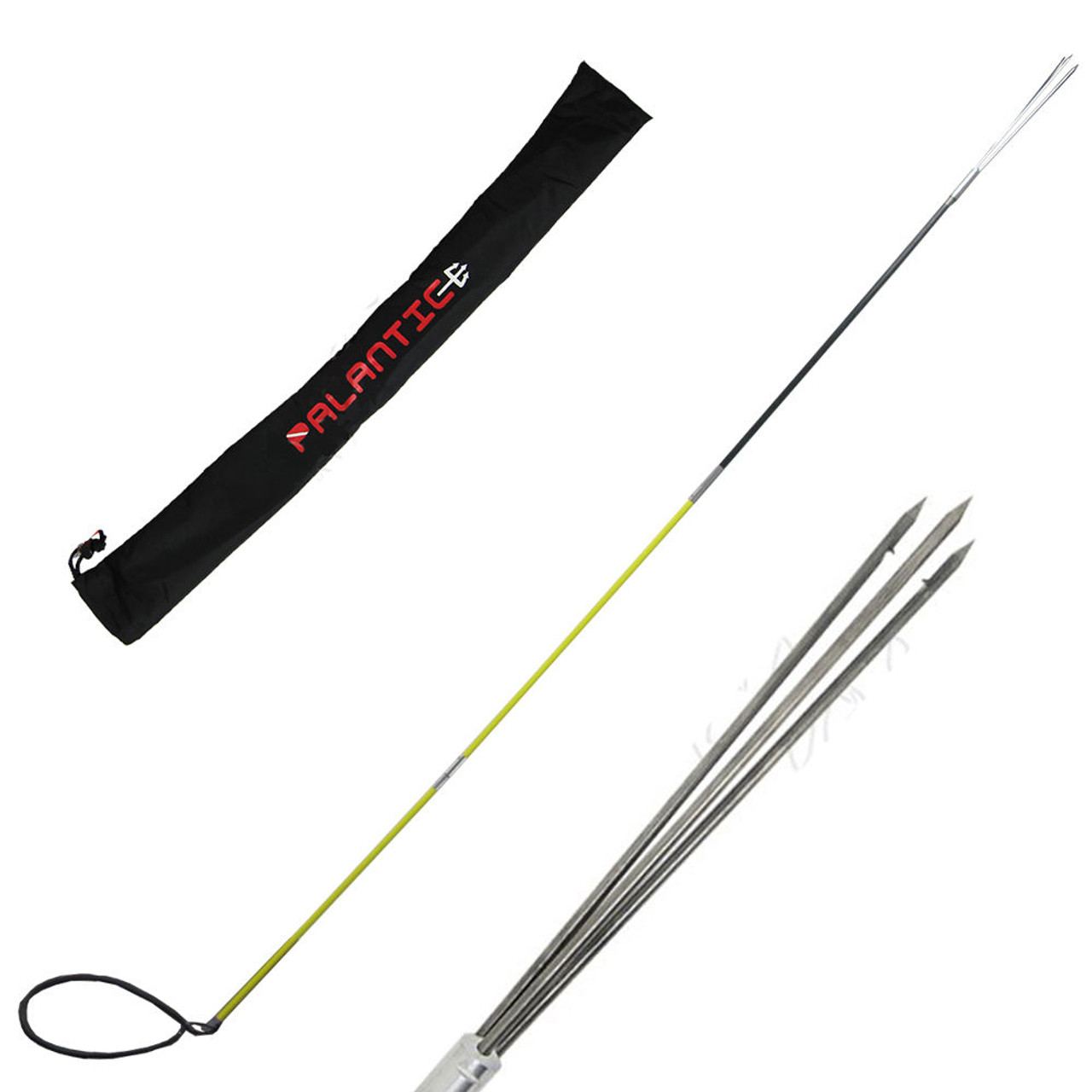 Hybrid Hawaiian Sling 7' Travel Spearfishing 3-Piece Pole Spear 3 Prong Tip