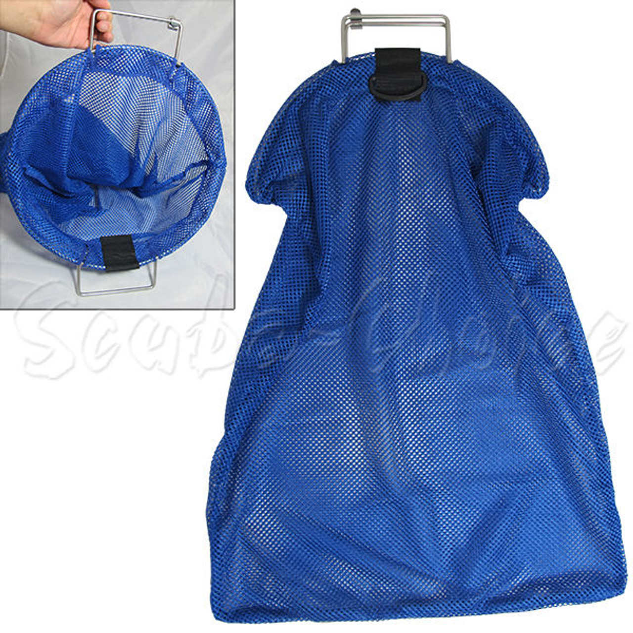 Scuba Choice Spearfishing 5mm S.S Handle Fish Mesh Bag, Blue