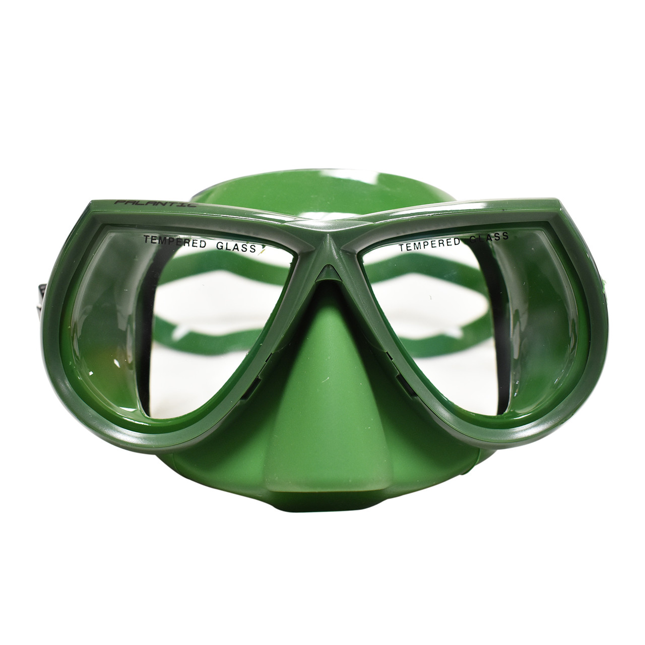 Scuba Diving Spearfishing Free Dive Low Volume Green Silicone Mask -  scubachoice