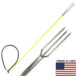 3/8 Orange Rubber Fishing Hand Pole Spear Sling - 28-3/8 Long -  scubachoice