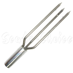 SPEARFISHING WORLD Multi-Prong Trident Harpoon Spear Tip for Hunting with  Speargun, Polespear and Hawaiian Sling with 5 Barbed Prongs.