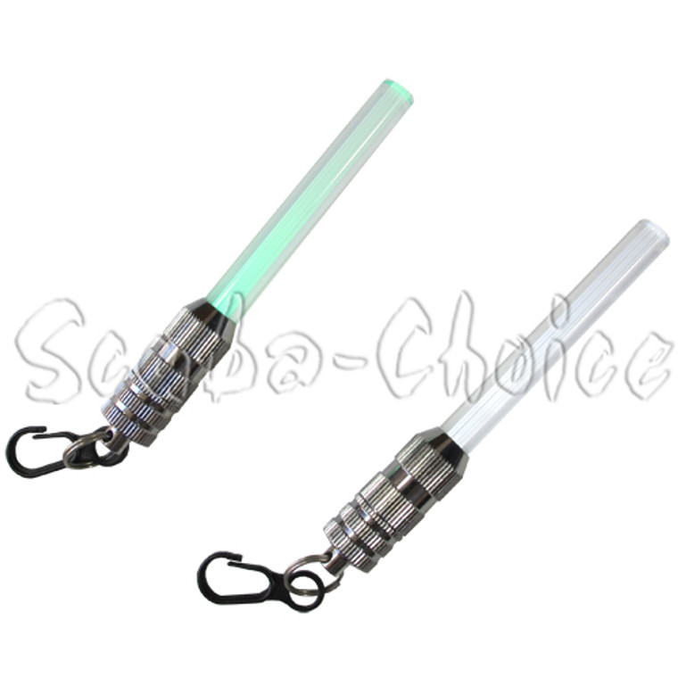 Scuba Diving Free Dive Spearfishing Safety Mini LED FLASHING Light Stick w/ Clip