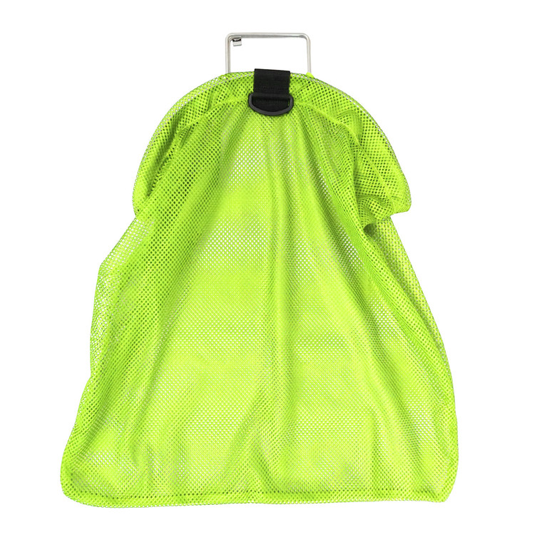 Scuba Choice Spearfishing 5mm S.S Handle Fish Mesh Bag, Neon Yellow