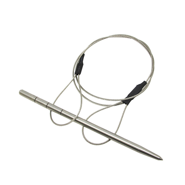 Spearfishing Compact Stainless Steel Fish Stringer Cable & 4.75" Rod