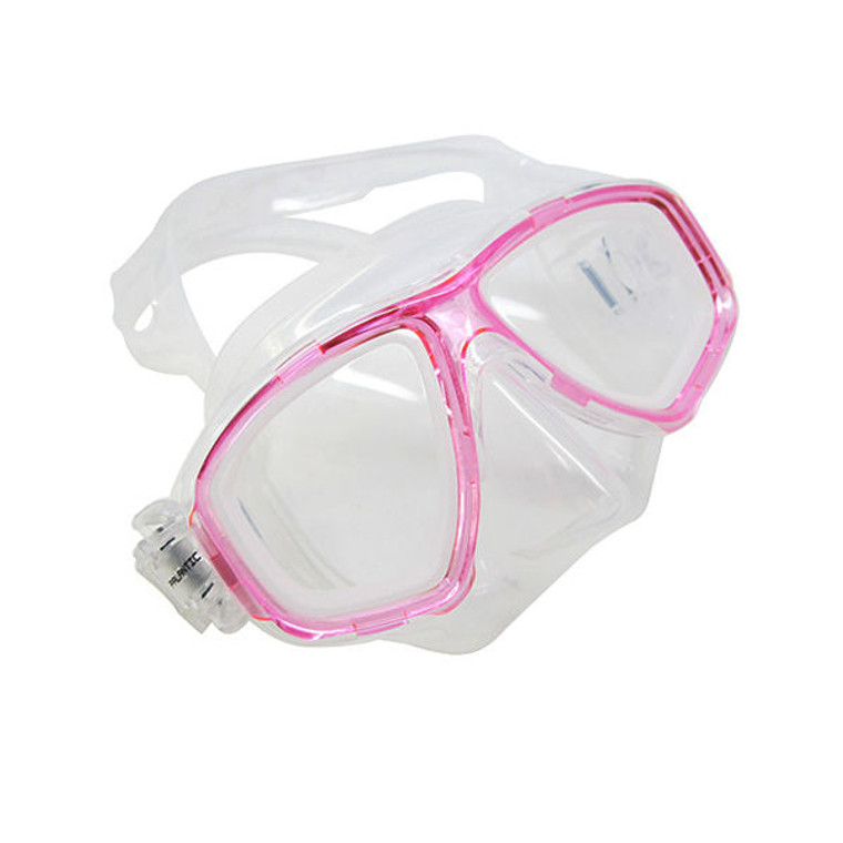 Palantic M36 Translucent Pink RX Nearsighted Lenses Dive/Snorkeling Mask