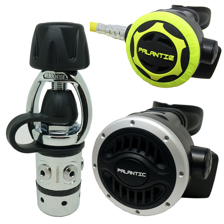 Scuba Diving Dive Palantic AS101 Yoke Regulator & Octopus Combo