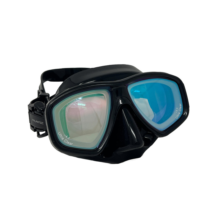 Palantic M36 UV Coated RX Nearsighted Lenses Black Dive/Snorkeling Mask