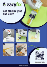 Eazyfix Premium Houtplamuur One Shot 30 ml