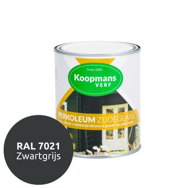 Koopmans Perkoleum Zijdeglans Dekkend - 2,5 liter RAL 7021