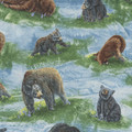 Bear Meadow Scenic Allover by Carolyn Mock for South Sea Imports