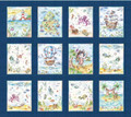 P&B Textiles Enchanted Seas Small Blocks Panel, SKU # 04932-PA