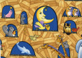 Sea of Dreams Noah's Animals Port Holes and Wooden Planks by South Sea Imports