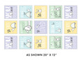 DOODLE BABY Patchwork Animal Blocks Flannel Kit
