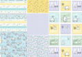 DOODLE BABY Patchwork Animal Blocks Flannel Kit