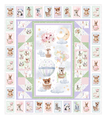 Animal Babies Blocks Baby Quilt Kit