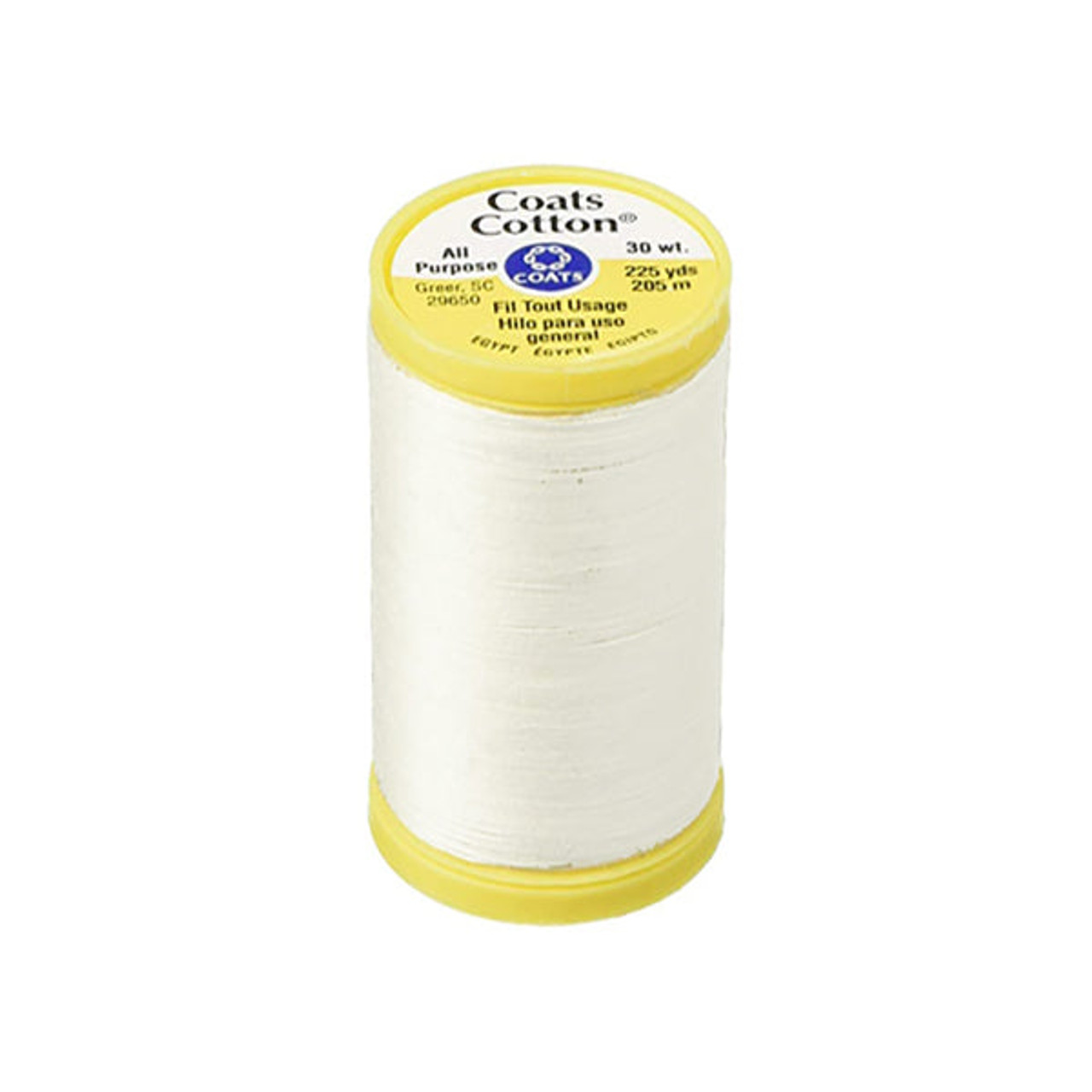 Coats & Clark All Purpose Thread Coats & Clark All Purpose Thread - White - Kidsfabrics & Co.