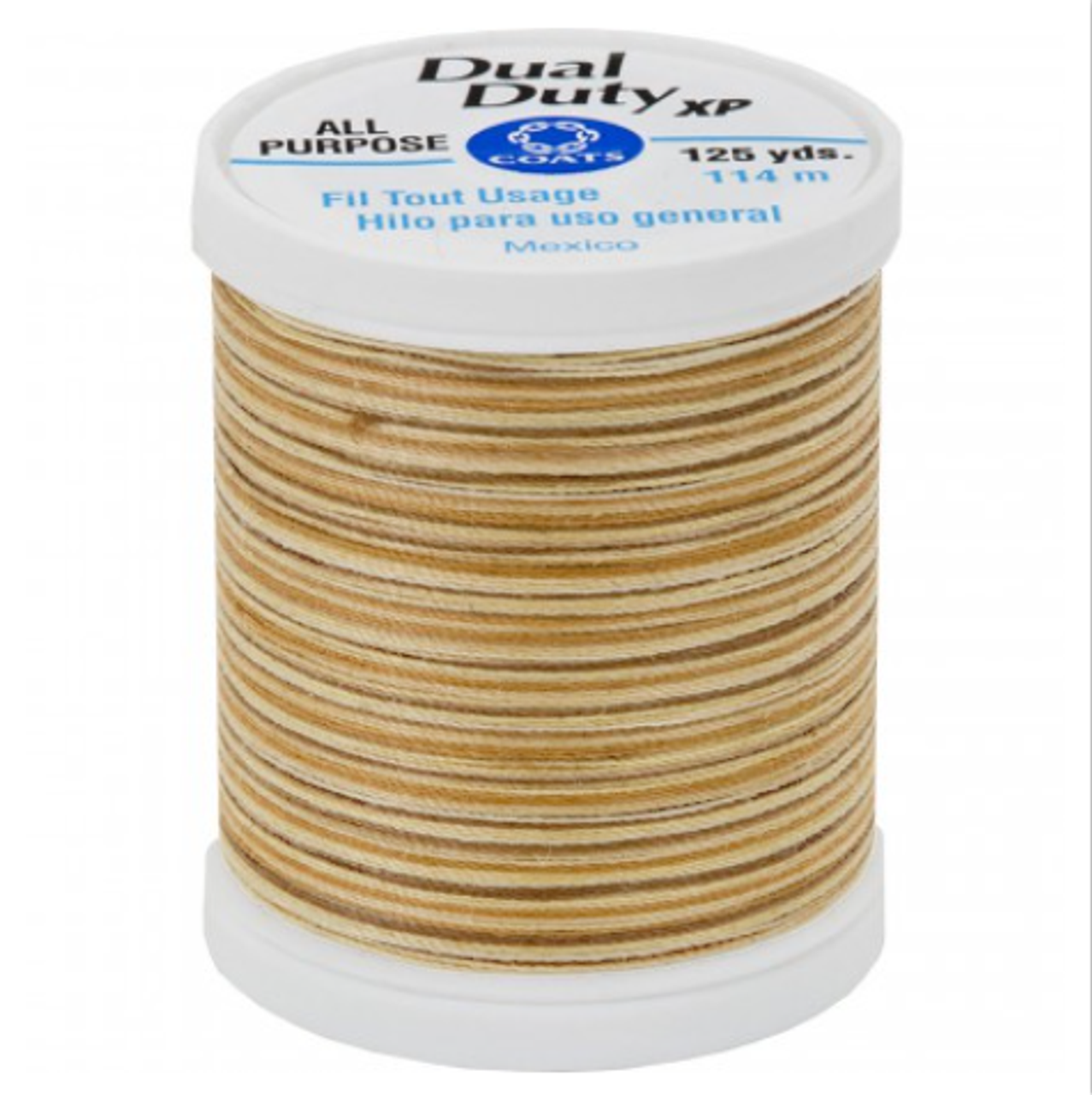 Coats & Clark Dual Duty All Purpose Variegated Thread - Sandstone 