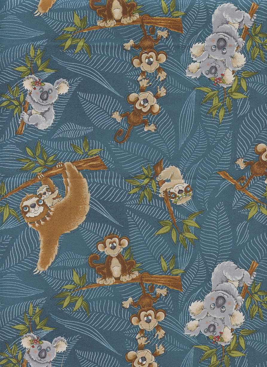 Our Greatest Gift - Two by Two Animals Teal Leaf Impressions by Henry ...