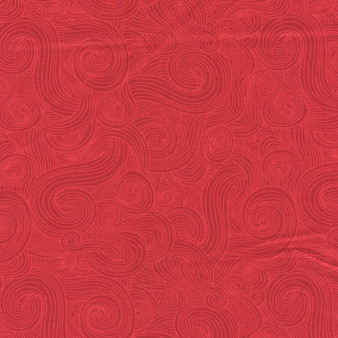 Red Just Color Tone-on-Tone Swirls