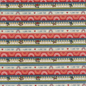 Our Greatest Gift - I Love You Multi Stripe by Henry Glass, SKU# 775-77