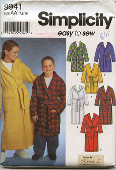 Simplicity Pattern - Children Robes
