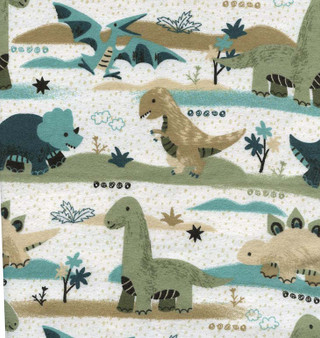 Going Dino Flannel by David Textiles, SKU# DX-2568-4F-1W