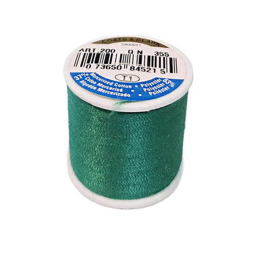 Coats & Clark Dual Duty All Purpose Thread - Kerry Green, SKUI# ART200-355