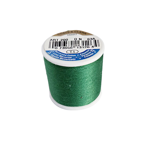 Coats & Clark Dual Duty All Purpose Thread - Emerald Green, SKU# ART200-63A