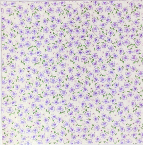 Fairy Lilac Flowers on Lt. Butter