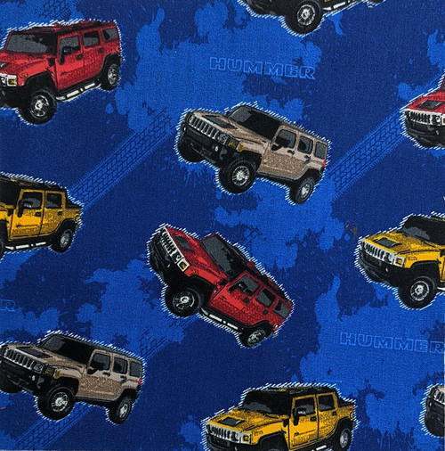 Hummers on Royal Blue