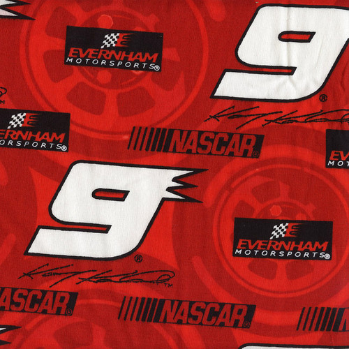 Vintage Nascar Kasey Kahne #9 Cotton Fabric