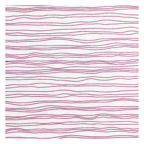 Itty Bitty Baby Pink Wavy Stripe 8 1/2" sq