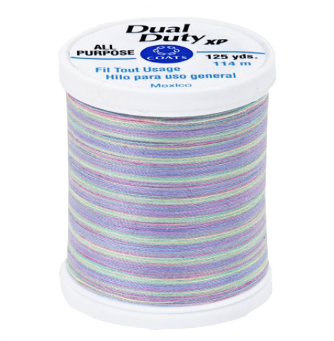 Coats & Clark Dual Duty All Purpose Variegated Thread - Baby Pastel