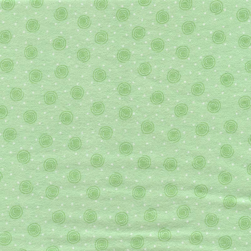 Mint Tone-on-Tone Swirls Flannelette